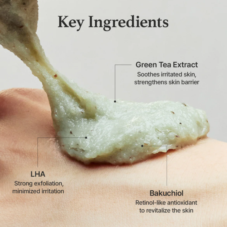 Arencia, Green Tea + LHA Deep Pore Rice Cake Cleanser