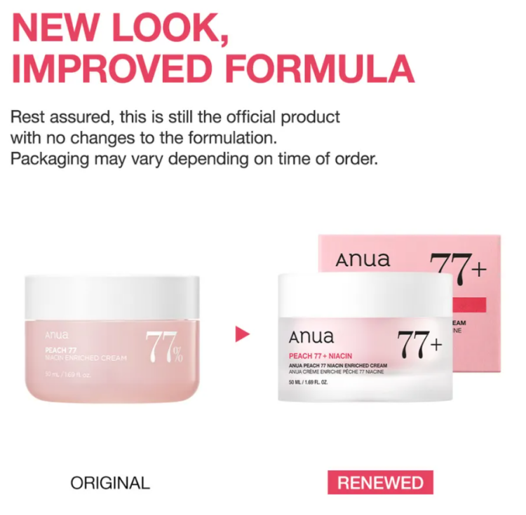 Anua, Peach 77 Niacin Enriched Cream