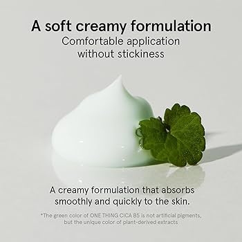 One thing cica b5 cream كريم مرطب لعلاج الوردية والاحمرار