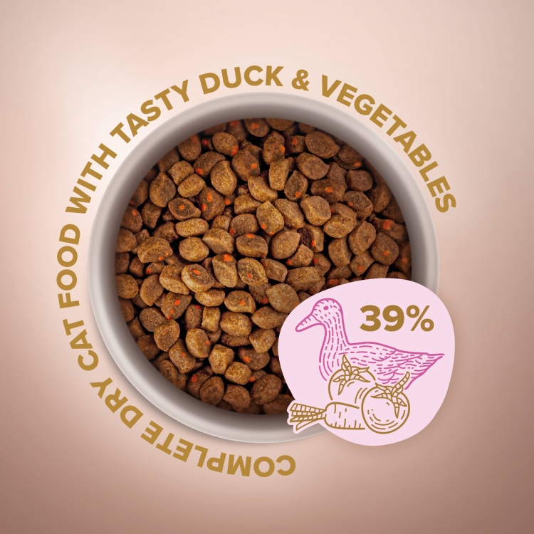 Club 4 paws طعام للقطط بطعم البط والخضار