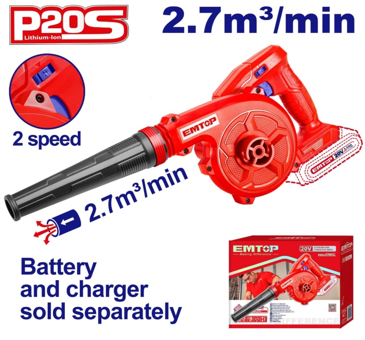 بلور شحن 20V 2 سرعه بدون بطاريه    ELAB20058