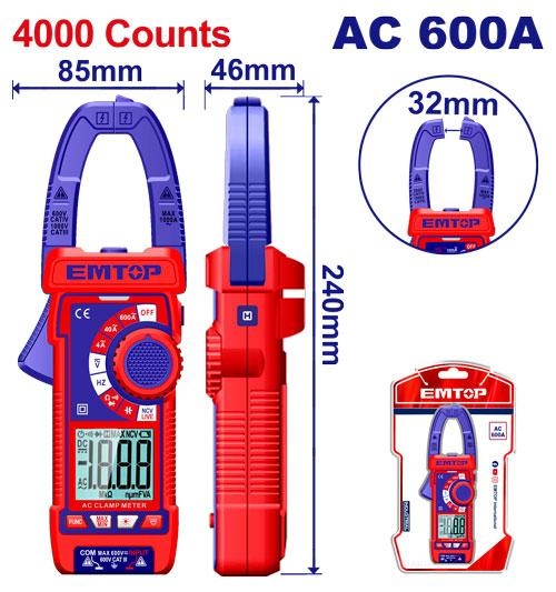 ساعه قياس كلامبس ميتر   600A   EDMR766001