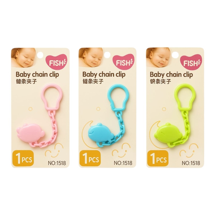 سنسال مع مشبك على كرت نوع ممتاز من fish baby