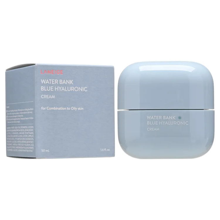 LANEIGE, Water Bank Blue Hyaluronic Cream  2 Types - لانيج,  كريم مرطب بحمض الهايلورونيك نوعين بشرة 