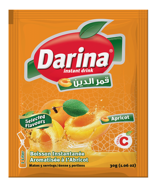 دارينا عصير مشمش 45 غم *12 حبة