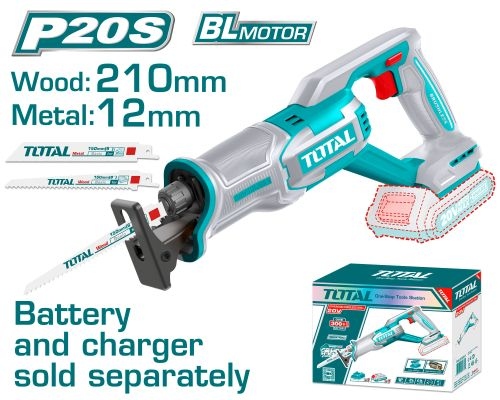 Total TRSLI2108 منشار ترددي شحن بدون بطاريات