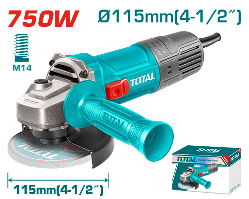 صاروخ 4.5" TOTAL TG10711556 Angle grinder 750W