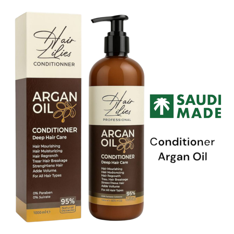 بلسم زيت الأرجان الطبيعي من ليليس هارموني بحجم 1000 مل 