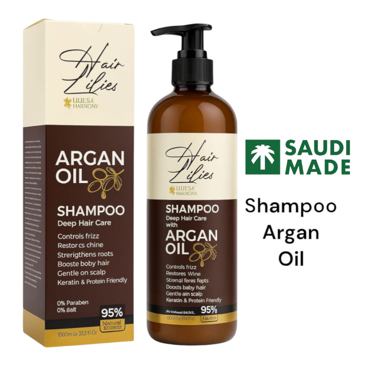 شامبو زيت الأرجان الطبيعي من ليليس هارموني بحجم 1000 مل 