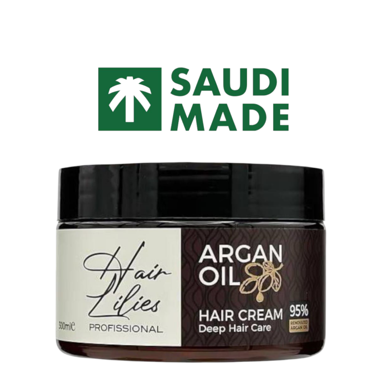 كريم الشعر بزيت الأرجان الطبيعي من ليليس هارموني بحجم 300 مل 