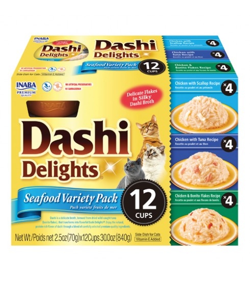 INABA dashi delights seafood variety pack