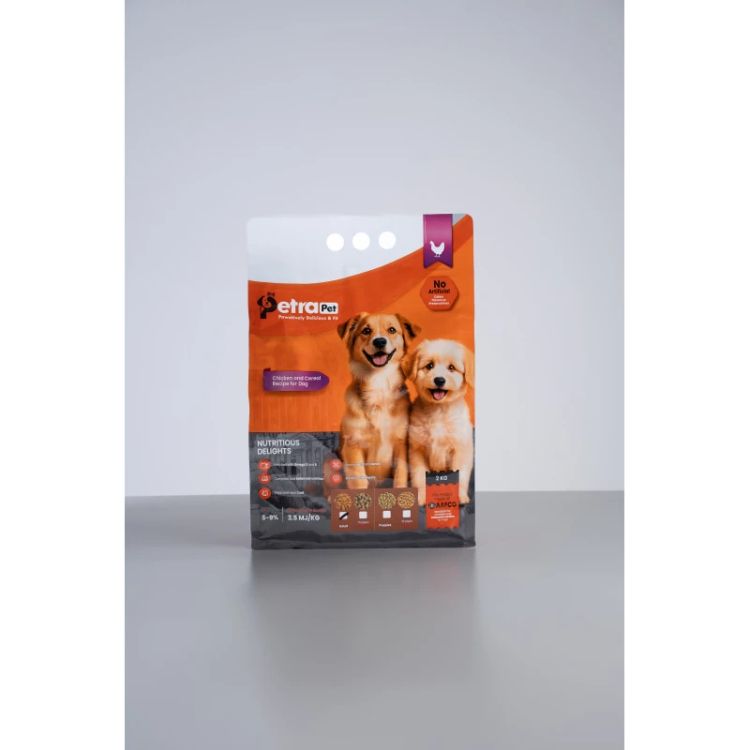 petra pet dog dry food adult 2kg