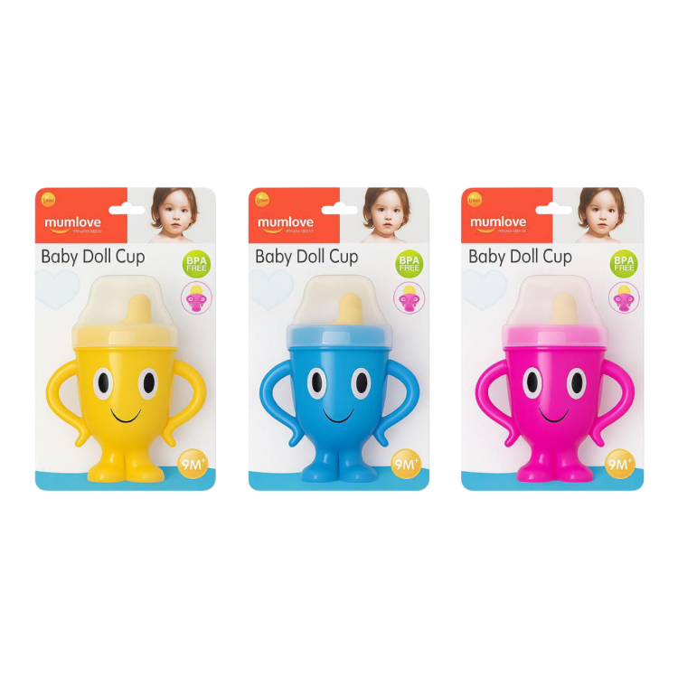 كاسات ماء  دمية من مام لوف بحجم 200 مل