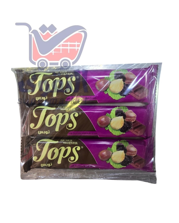 توبس شوكولاتة زبيب *3