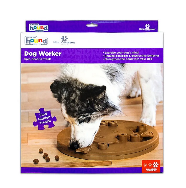 DOG WORKER / find hidden treats 