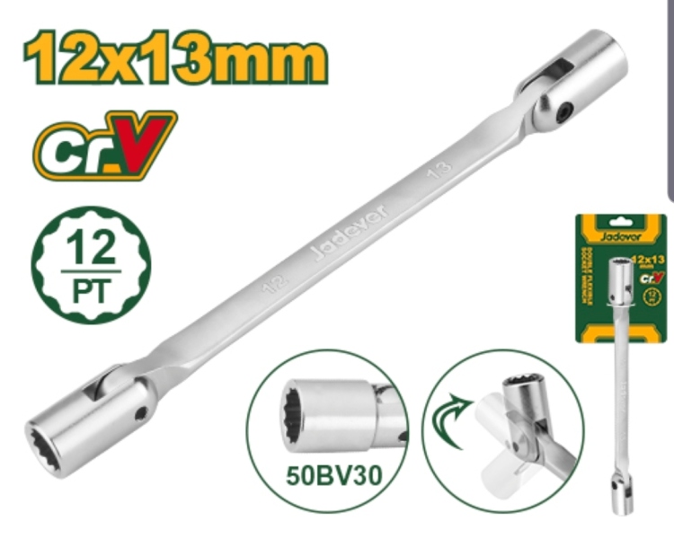 Jadever JDTH2E03 مفتاح بوكس متحرك 12*13 ملم