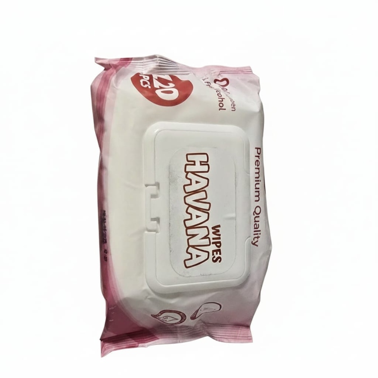 مناديل هافانا المبللة (120 قطعة).