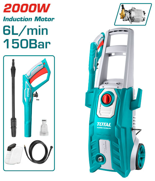 ماكنه/مضخه غسيل 2000 واط 150 بار TOTAL TGT11226