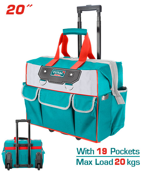 شنطه عده مع عجال 20 انش Total THRRTB2012