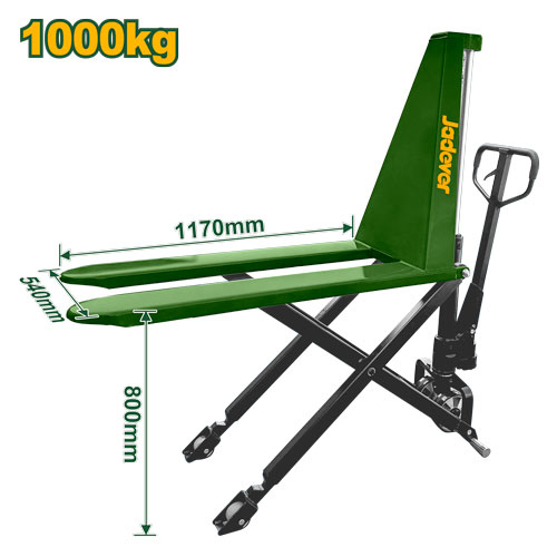 Jadever JDNH5R10 جك طبالي 1 طن ارتفاع 80 سم