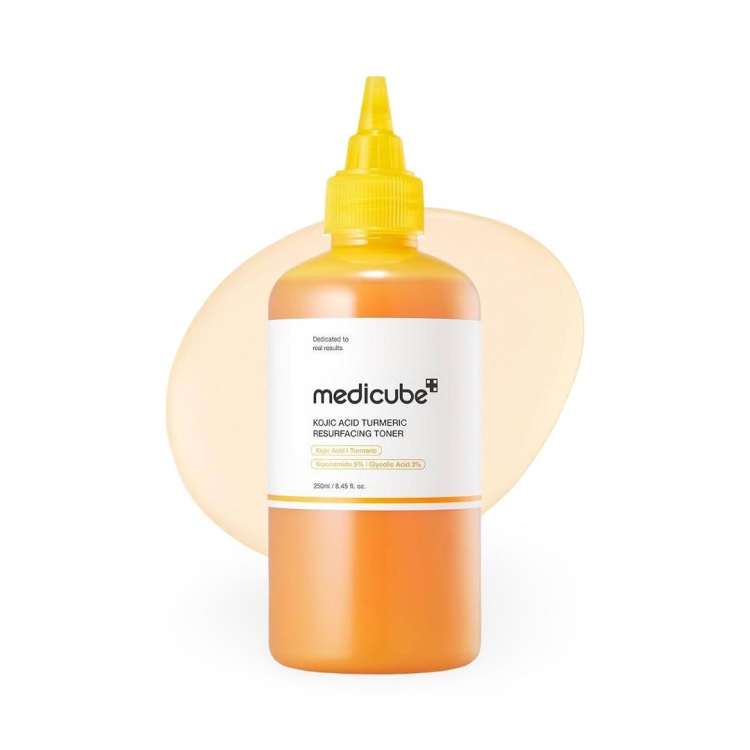     Medicube Kojic Acid Turmeric Resurfacing Toner  is a daily exfoliating toner 