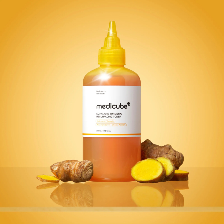     Medicube Kojic Acid Turmeric Resurfacing Toner  is a daily exfoliating toner 