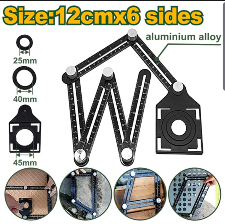 Jadever JDSR5601 مسطرة علام متعددة 12سم*6 