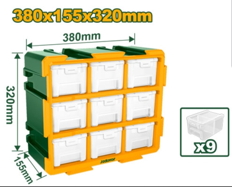 وحده ادراج 9 خانات JADEVER JDTB8331 Modular storage tower