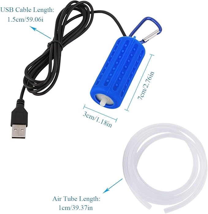 مضخة هواء ميني USB صامتة عالية الجودة