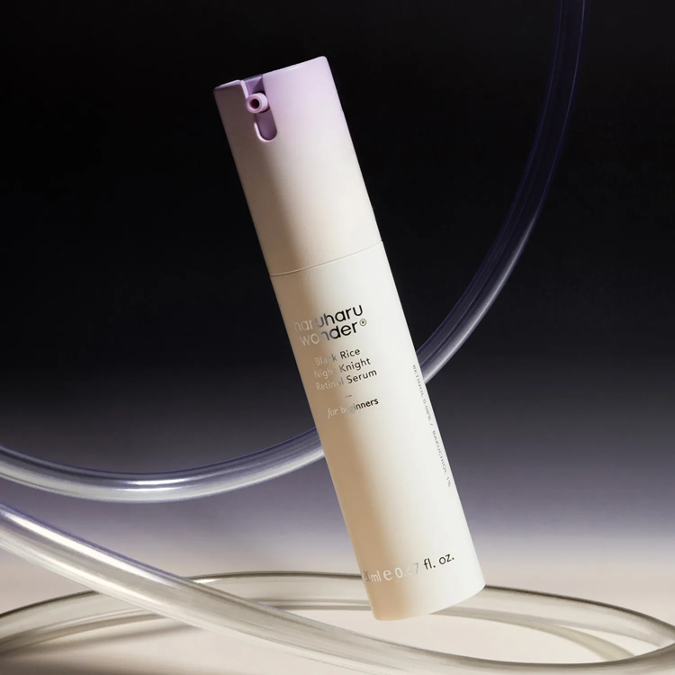 haruharu wonder black rice night knight retinol serum سيروم ريتنول و الارز الاسود 