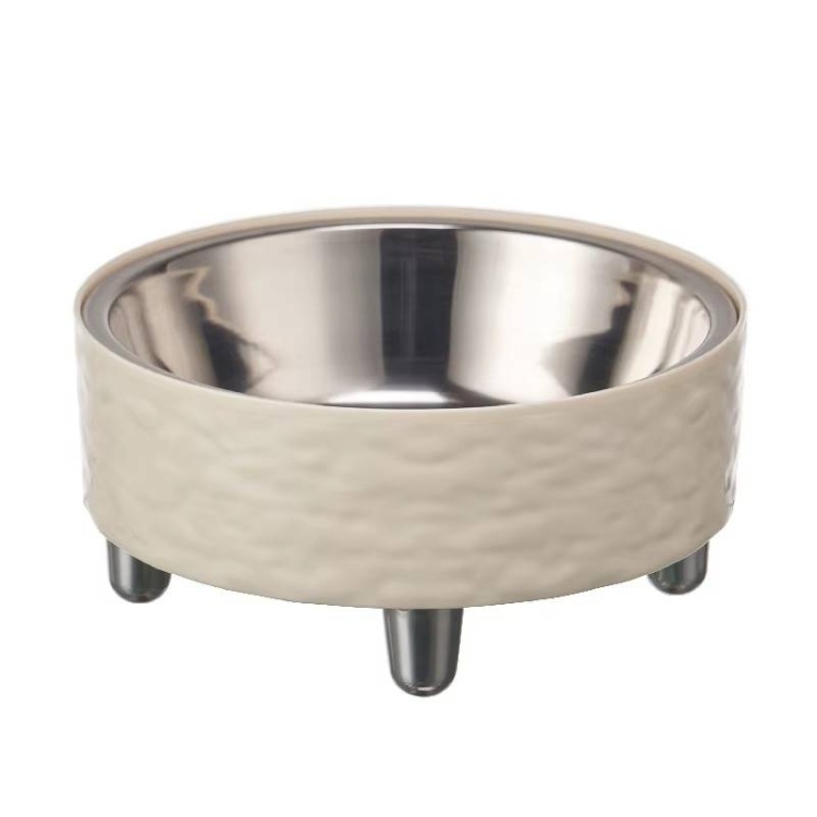 صحن ستانلس مفرد شكل مموج حجم كبير 