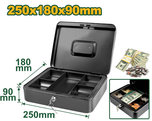 Jadever JDQQX2H04 صندوق كاش 25*18*9 سم