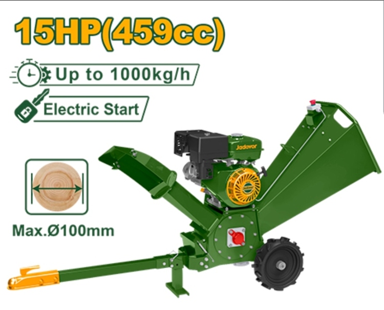 فرامة اغصان بنزين 15 حصان قطر 10 سم Jadever JDXU1415