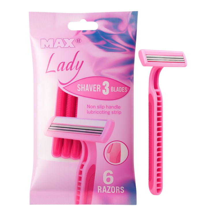 شفرات ماكس ليدي النسائية عدد 5 قطع 