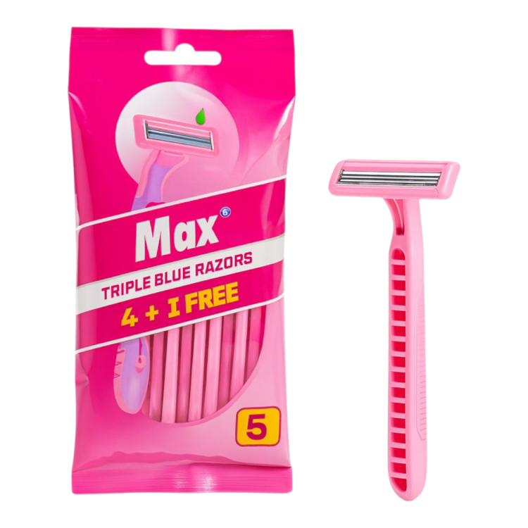 شفرات ماكس تيربو النسائية عدد 4+1 