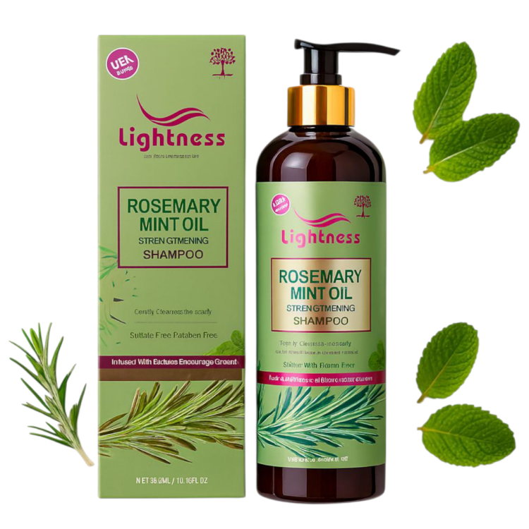 لايتنس شامبو الشعر بخلاصة الروز ميري الجديد بحجم 900 مل الاصلي 