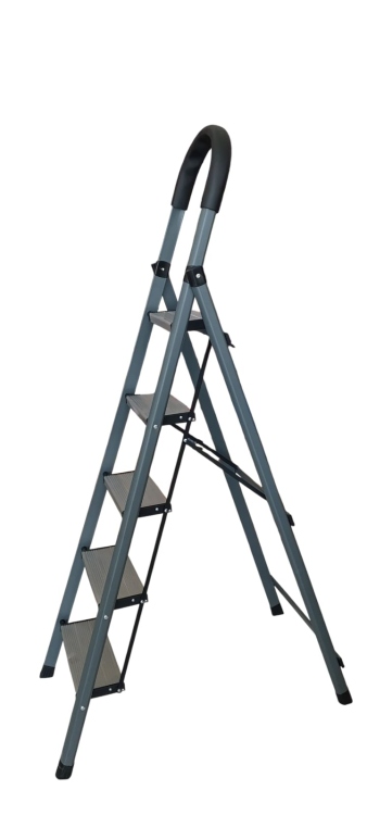 سلم دعسه المنيوم ارجل حديد صيني 