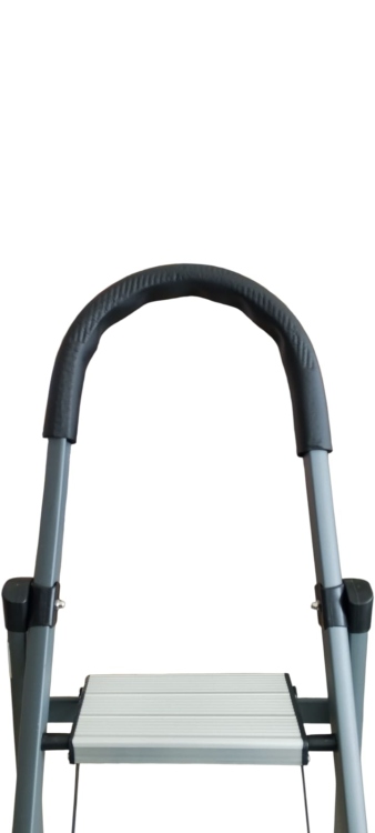 سلم دعسه المنيوم ارجل حديد صيني 