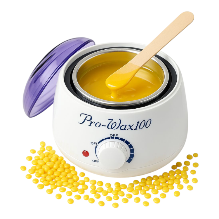 برو واكس جهاز تسخين شمع صغير متعدد الوظائف لتسخين حبوب الشمع وازالة الشعر بالحرارة