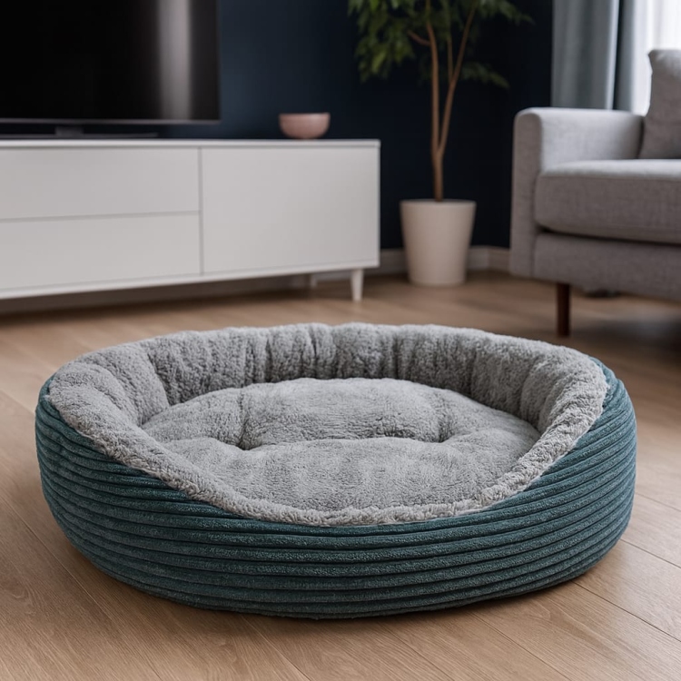 فرشة قطط دافئة من المخمل والفرو حجم كبير 