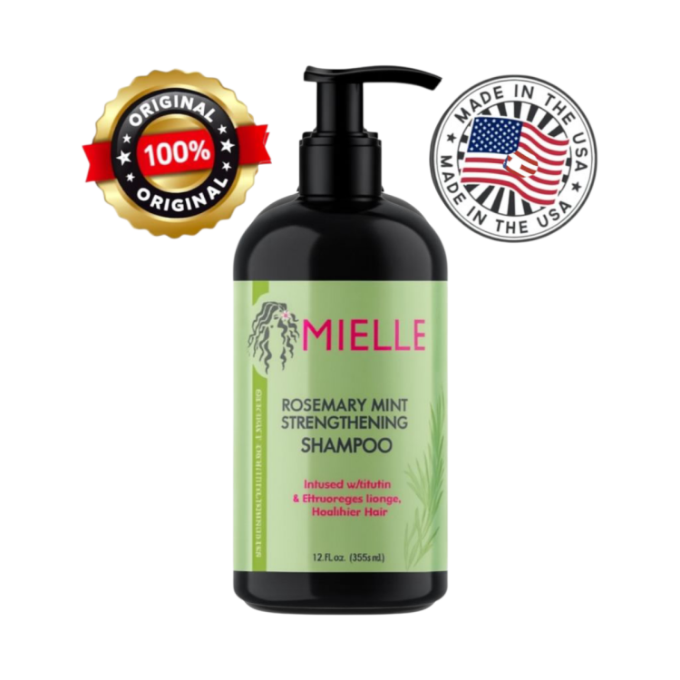 شامبو ميلي الاصلي بخلاصة الروز ميري والنعناع يقوي وينظف الشعر الضعيف حجم 355 مل