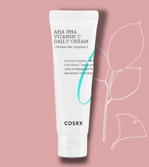 كريم مرطب فيتامين سي لنضارة البشرة cosrx Aha Pha VC cream 