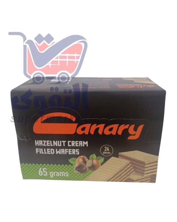 كناري ويفر بندق 45غم*24