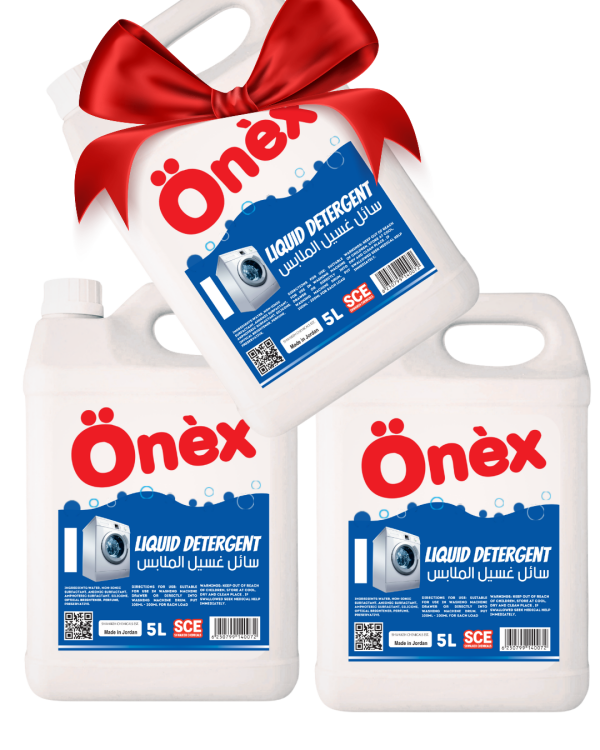 سائل غسيل اونيكس 5 لتر 2+1 مجانآ