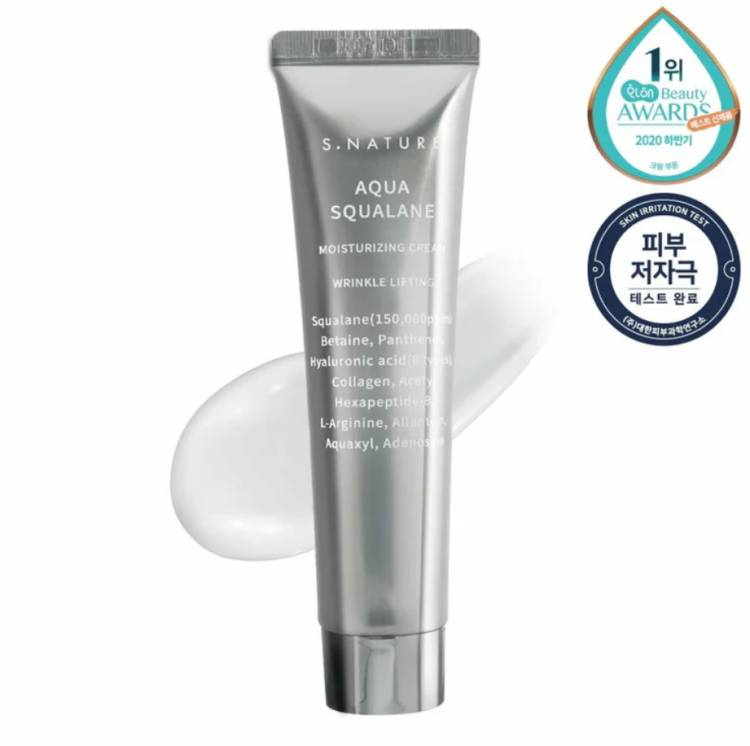 S.NATURE, Aqua Squalane Moisturizing Cream
