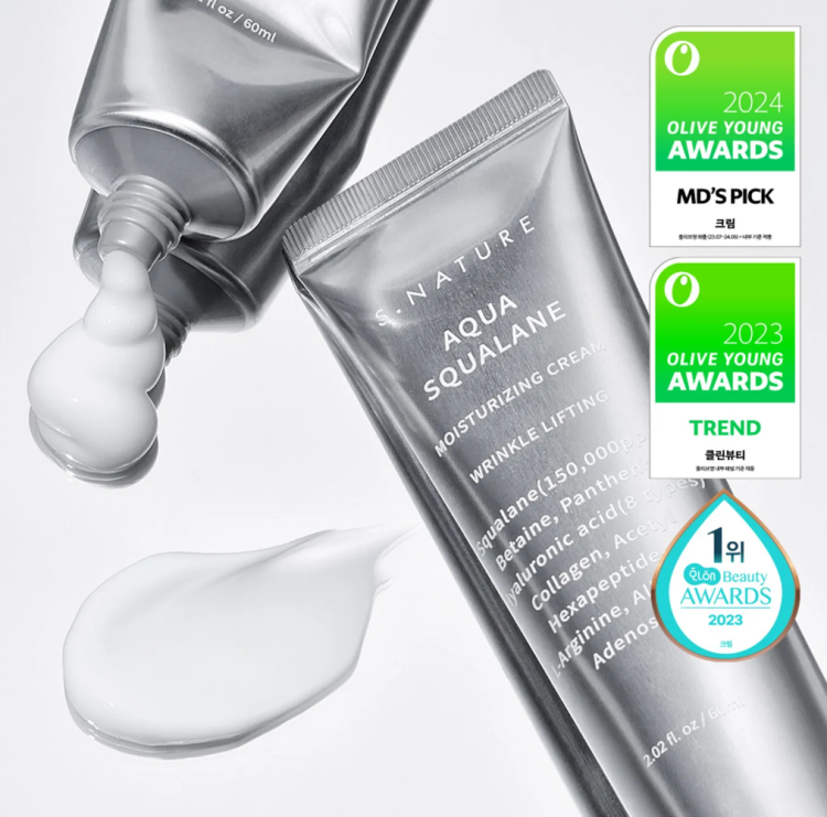 S.NATURE, Aqua Squalane Moisturizing Cream