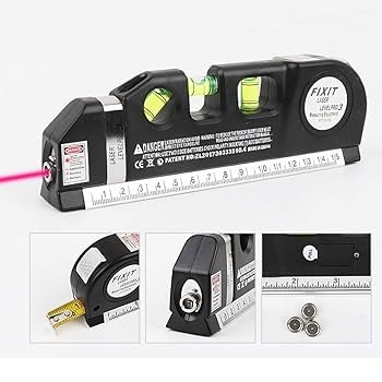 منتج ميزان مع متر مع ليزر