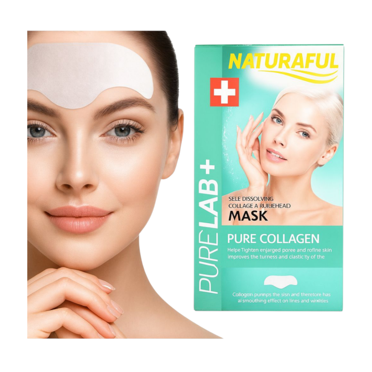 لزقات الجبين بالكولاجين لترطيب وتقليل التجاعيد عدد 6 لزقات 