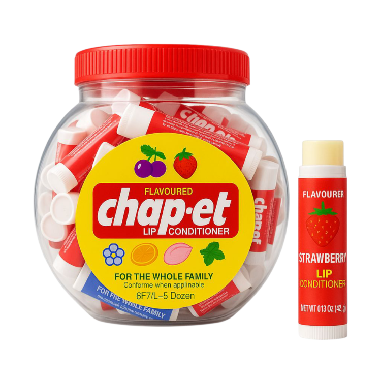 تشابيت مرطب ومطري الشفاة المتشققة علبة عدد 60 قطعة 