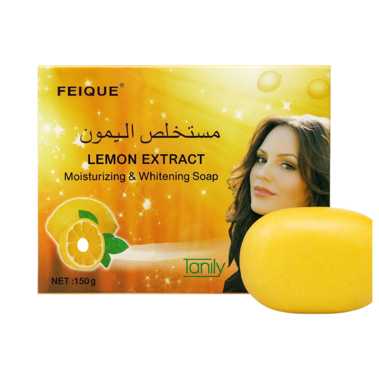 صابونة مستخلص الليمون لترطيب والتبيض بحجم 150 غم